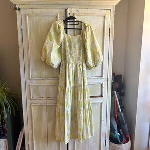 Floral Puff Sleeve Dress